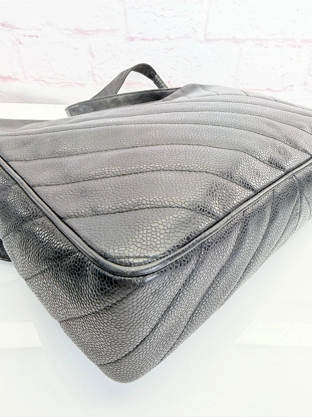 Chanel Black Quilted Leather CC Camera Bag